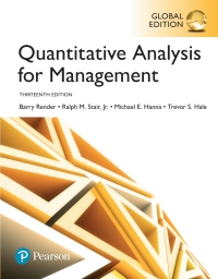 Quantitative Analysis for Management, eBook, Global Edition